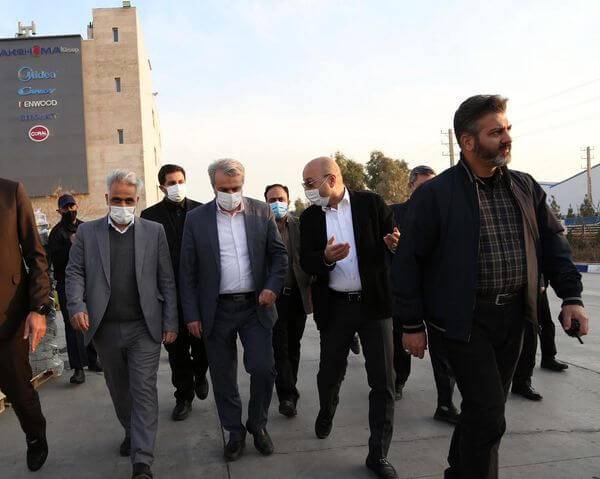 بازدید وزیر صمت از گروه صنعتی و تولیدی لوازم خانگی پاکشوما